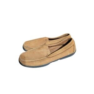 GEOX Respira Italian Tan/ Camel Leather Driving Mocs EU 45 Great Condition!